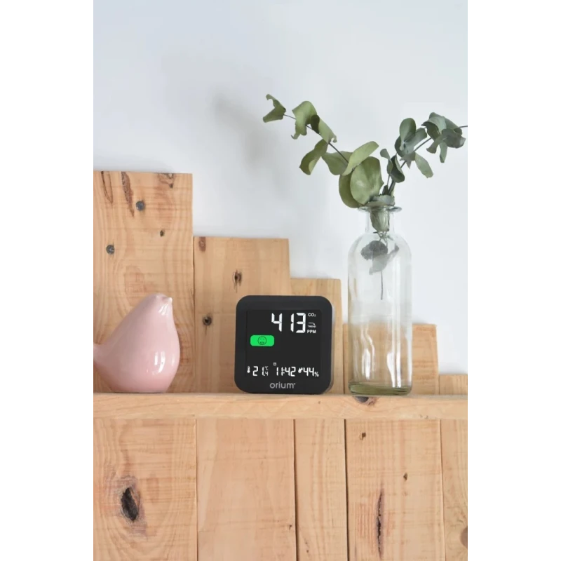 Orium Quaelis 14 CO2 Sensor 50 °C Operating Temperature, 99 %RH Max, Rechargeable Battery USB Powered 11325