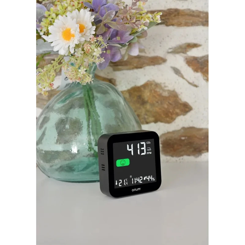 Orium Quaelis 14 CO2 Sensor 50 °C Operating Temperature, 99 %RH Max, Rechargeable Battery USB Powered 11325