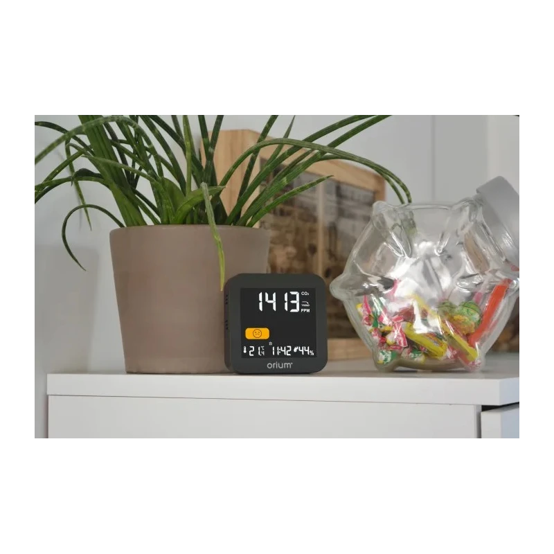 Orium Quaelis 14 CO2 Sensor 50 °C Operating Temperature, 99 %RH Max, Rechargeable Battery USB Powered 11325