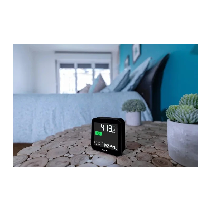 Orium Quaelis 14 CO2 Sensor 50 °C Operating Temperature, 99 %RH Max, Rechargeable Battery USB Powered 11325