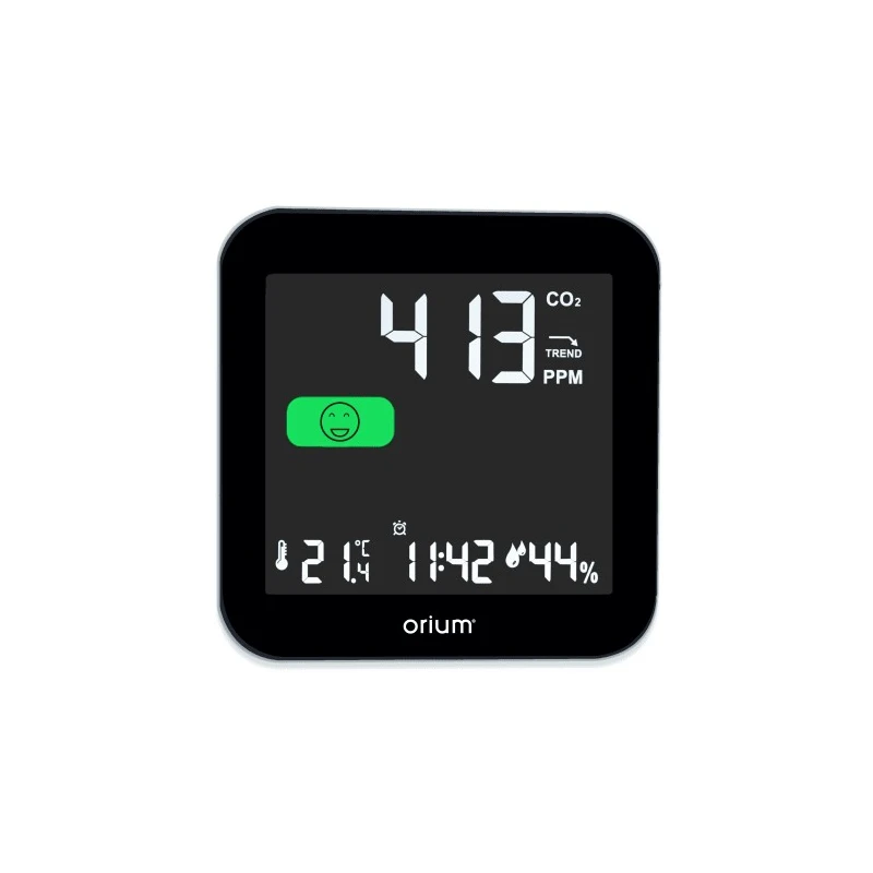 Orium Quaelis 14 CO2 Sensor 50 °C Operating Temperature, 99 %RH Max, Rechargeable Battery USB Powered 11325