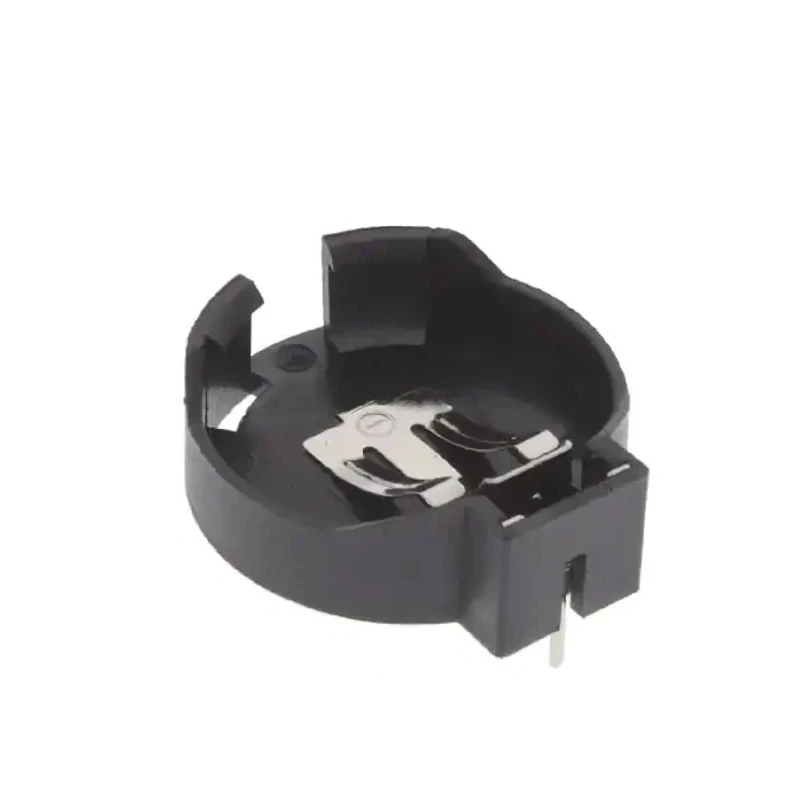 RS PRO Battery Holder Leaf Spring Through Hole Mount Polybutylene Terephthalate Body 1 Cell 24mm Diameter 9.2mm Height CR2450