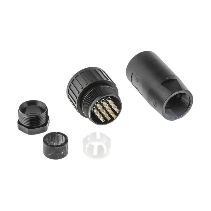 Hirschmann Copper Straight 14 Way Cable MIL Spec Circular Connector Female Contacts Shell Size 20 933067100 CM 06 EA 20-27 S