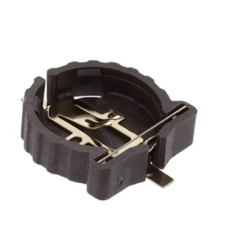 RS PRO Battery Holder Surface Mount High Temperature Thermoplastic Leaf Spring Termination Compatible with Battery 1 CR1220