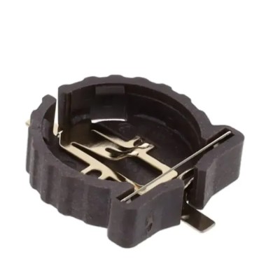 RS PRO Battery Holder Surface Mount High Temperature Thermoplastic Leaf Spring Termination Compatible with Battery 1 CR1220