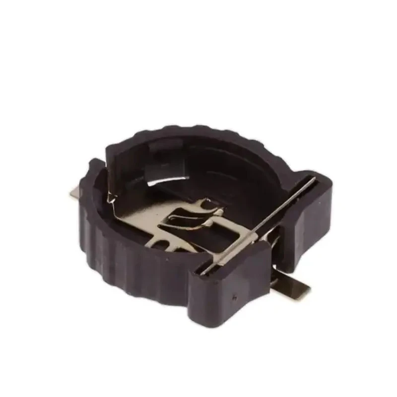 RS PRO Battery Holder Leaf Spring Surface Mount High Temperature Thermoplastic 15.4mm Length 4.1mm Height 14.2mm Width CR1220