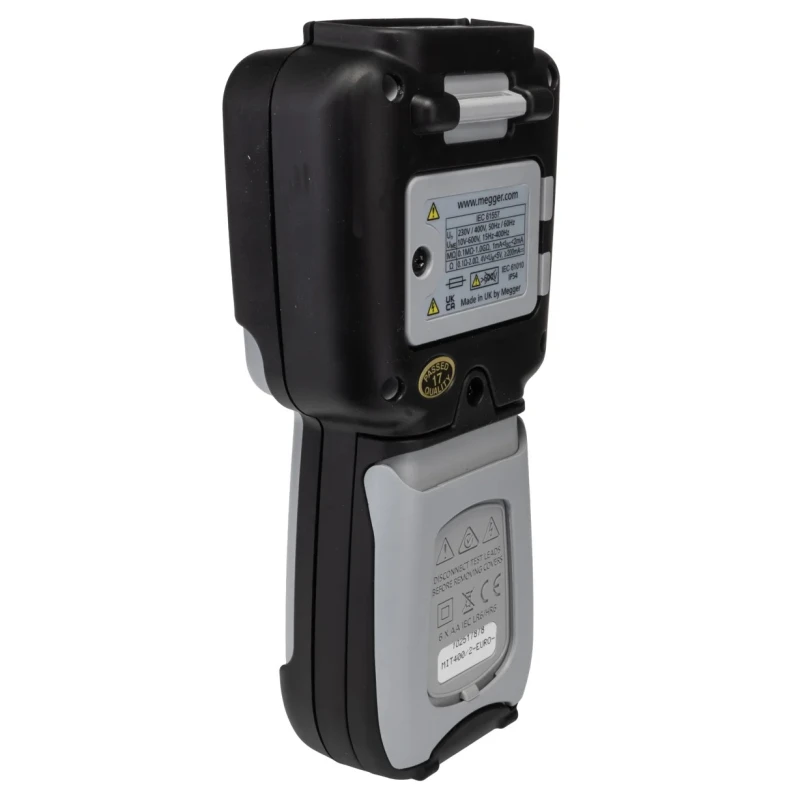 Megger Insulation Tester MIT400 2, 10 V Min, 1 kV Max, 200 GΩ, Analogue Dual Digital Display, Battery Powered MIT400