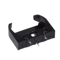 RS PRO CR2032 Battery Holder Leaf Spring, Through Hole Mount, Polyamide 66, UL 94 V-0, 5.8mm x 18.49mm x 23mm CR2032
