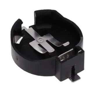 RS PRO Battery Holder Leaf Spring Surface Mount Polyamide 66 Body for CR2450 Battery Model CR2450