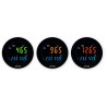 Orium CO2 Sensor Indoor Air Quality Monitor 70 °C Operating Temp, USB Connectivity, Rechargeable Lithium Battery 11334