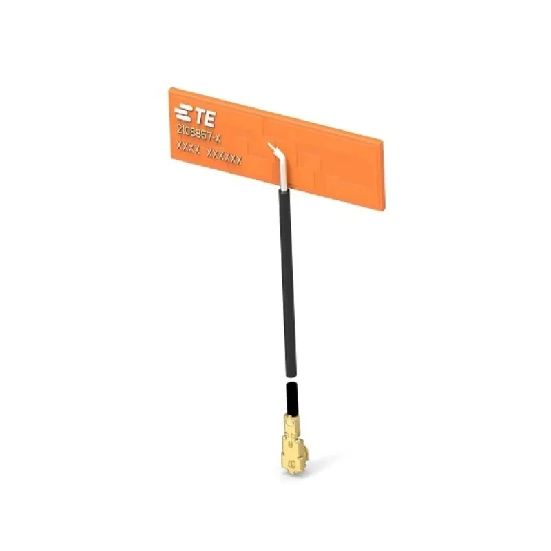 TE Connectivity PCB WiFi Antenna ZigBee Bluetooth (BLE) 2.4–7.13 GHz 6.4 dBi Gain Adhesive Mount 200mm Cable 2108857-4