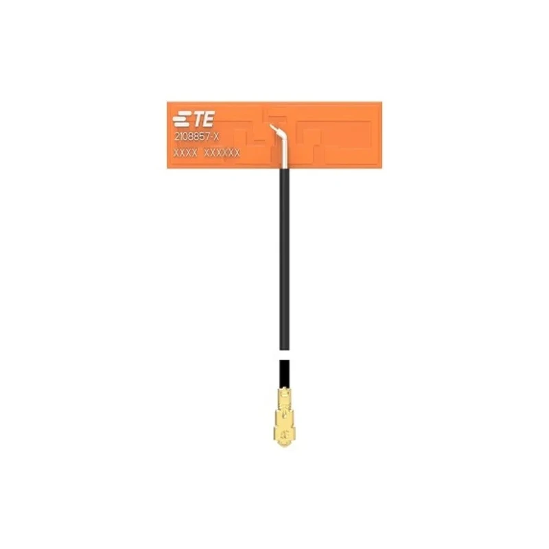 TE Connectivity PCB WiFi Antenna ZigBee Bluetooth (BLE) 2.4–7.13 GHz 6.4 dBi Gain Adhesive Mount 200mm Cable 2108857-4
