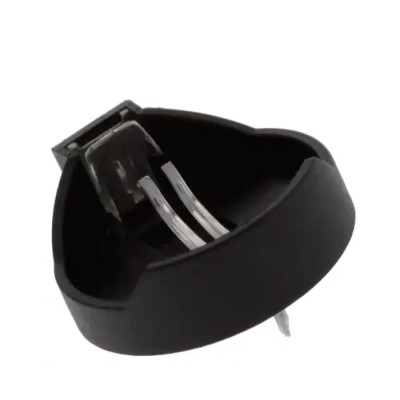 RS PRO 2032 Battery Holder Leaf Spring Polybutylene Terephthalate Through Hole Mount 22.1mm Length 8.7mm Height 237-8268