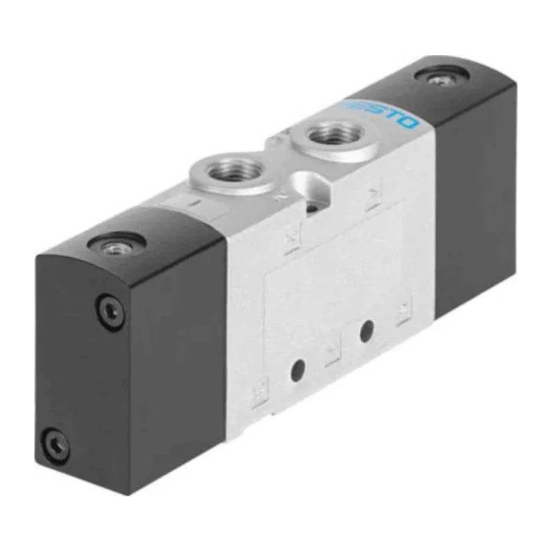 Festo Pneumatic Solenoid Valve 5/3 Closed Pneumatic G 3/8 Port Size Manifold Mount Die Cast Aluminium VUWS-L30-P53C-M-G38