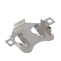 RS PRO Battery Clip Leaf Spring Surface Mount Phosphor Bronze for CR2032 Battery CR2032