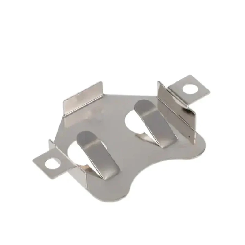 RS PRO Battery Clip Leaf Spring for CR2032 Battery Surface Mount Phosphor Bronze 3.9mm Height 31.5mm Length CR2032