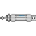 Festo 25 mm Bore Roundline Pneumatic Cylinder Double Acting Aluminium Body 150.5mm Length DSNU-32-25-PPV-A