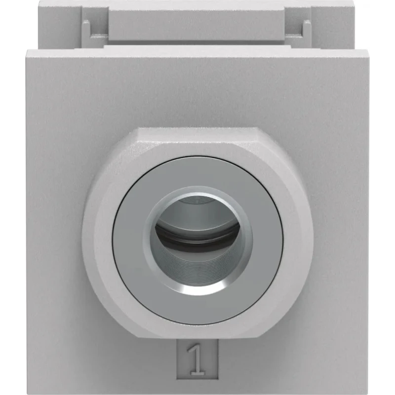 Festo Die-Cast Aluminium Connection Plate for MS Pneumatic System with Two G1/4 Ports MS4-AGB