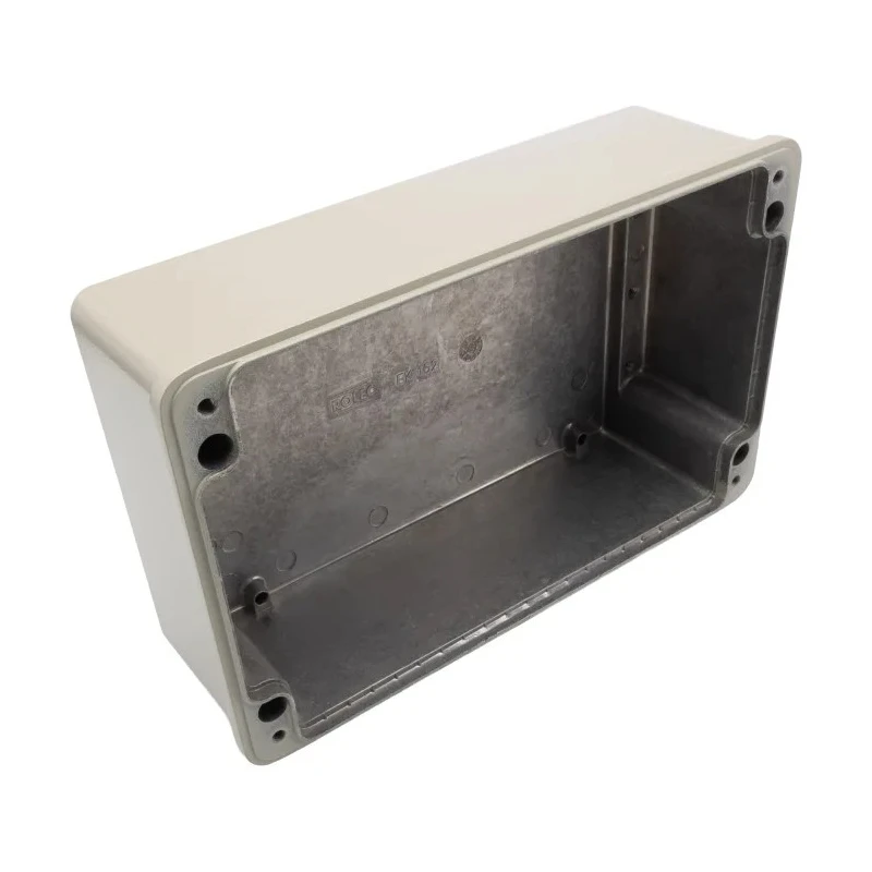 ROLEC Conform Series Die Cast Aluminium Enclosure Grey Lid IP66, IP67 100 mm x 266 mm x 166 mm IP66