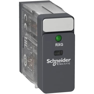 Schneider Electric Power Relay 220V AC Coil 5A Switching Current 2 CO Harmony Relay RXG RXG23M7
