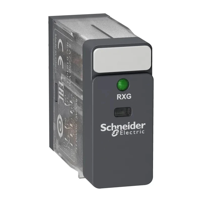 Schneider Electric Power Relay 220V AC Coil 5A Switching Current 2 CO Harmony Relay RXG RXG23M7