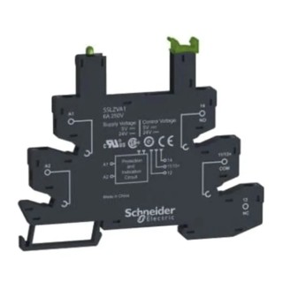 Schneider Electric Harmony Control DIN Rail Solid State Relay Mounting Kit for SSL Relays SSLZVA1