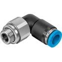 Festo Polybutylene Terephthalate Pneumatic Rotary Union Push-in Tube Connection Size 6mm 90° QSRL-G1/4-6