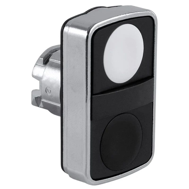 Schneider Electric Harmony XB4 Series Black, White Momentary Push Button Head, 22 mm Cutout, IP67 ZB4BA7120