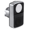 Schneider Electric Harmony XB4 Series Black, White Momentary Push Button Head, 22 mm Cutout, IP67 ZB4BA7120