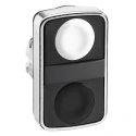 Schneider Electric Harmony XB4 Series Black, White Momentary Push Button Head, 22 mm Cutout, IP67 ZB4BA7120