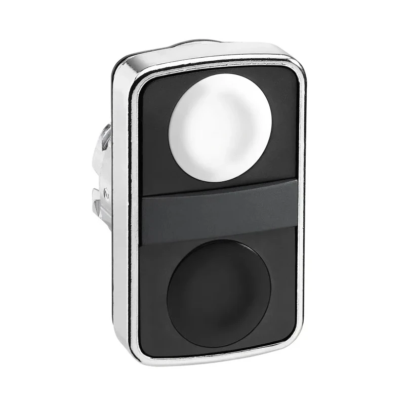 Schneider Electric Harmony XB4 Series Black, White Momentary Push Button Head, 22 mm Cutout, IP67 ZB4BA7120