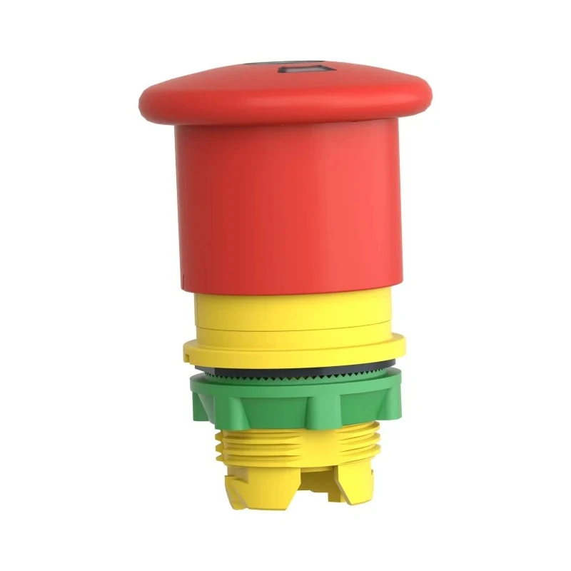 Schneider Electric Harmony Series Latching Emergency Stop Push Button Panel Mount 22mm Cutout IP54 ZB5AT8643M