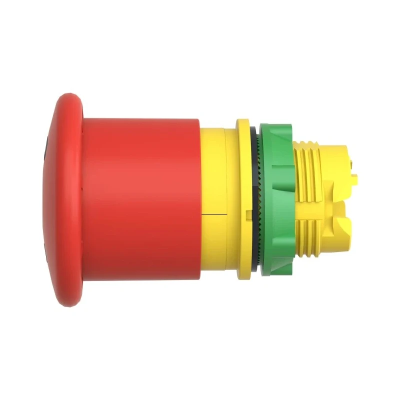 Schneider Electric Harmony Series Latching Emergency Stop Push Button Panel Mount 22mm Cutout IP54 ZB5AT8643M