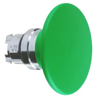 Schneider Electric Harmony XB4 Series Green Momentary Push Button Head, 22 mm Cutout, IP66 IP67 IP69K ZB4BR3
