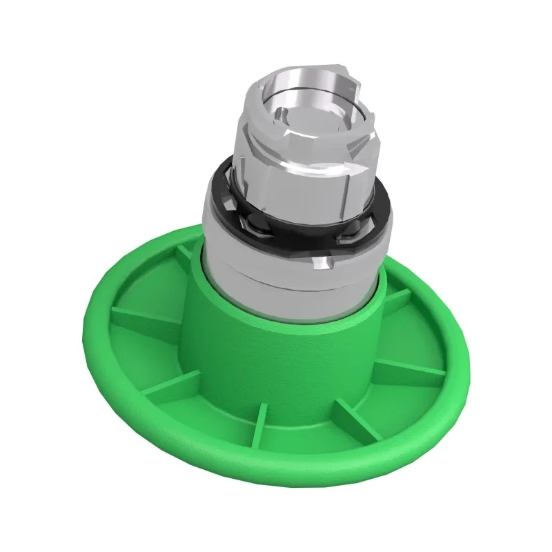 Schneider Electric Harmony XB4 Series Green Momentary Push Button Head, 22 mm Cutout, IP66 IP67 IP69K ZB4BR3