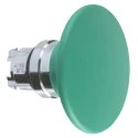 Schneider Electric Harmony XB4 Series Green Momentary Push Button Head, 22 mm Cutout, IP66 IP67 IP69K ZB4BR3