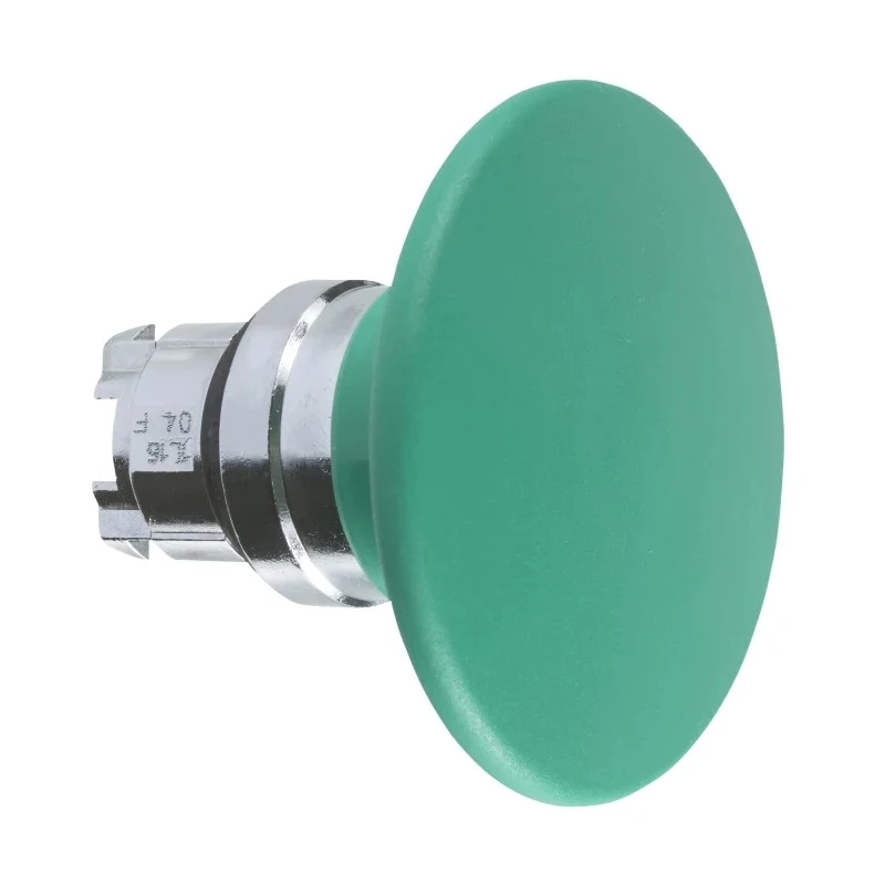 Schneider Electric Harmony XB4 Series Green Momentary Push Button Head, 22 mm Cutout, IP66 IP67 IP69K ZB4BR3