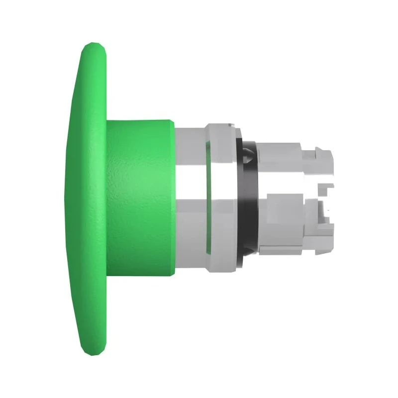 Schneider Electric Harmony XB4 Series Green Momentary Push Button Head, 22 mm Cutout, IP66 IP67 IP69K ZB4BR3