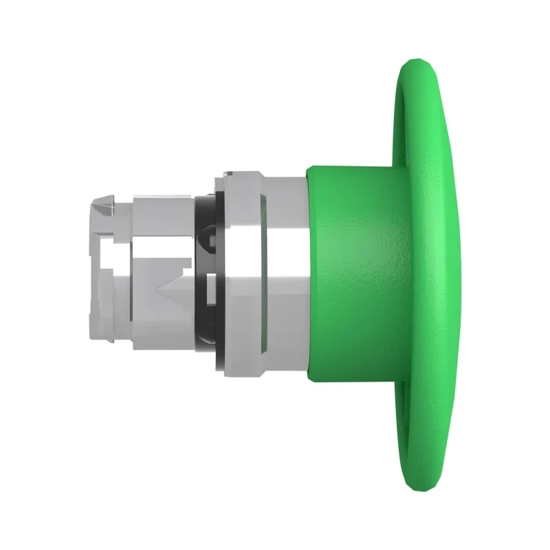 Schneider Electric Harmony XB4 Series Green Momentary Push Button Head, 22 mm Cutout, IP66 IP67 IP69K ZB4BR3