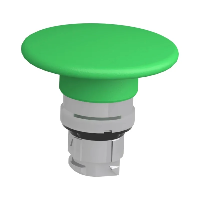 Schneider Electric Harmony XB4 Series Green Momentary Push Button Head, 22 mm Cutout, IP66 IP67 IP69K ZB4BR3