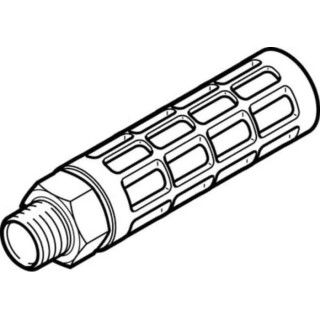 Festo Polyethylene Pneumatic Silencer 10 Bar G 1 Connection Thread Male U-1-B