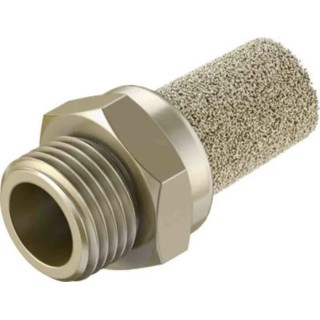 Festo Bronze Brass Pneumatic Silencer 1/8 in NPT 10 bar 77dB Noise Reduction AMTE-M-LH-N18