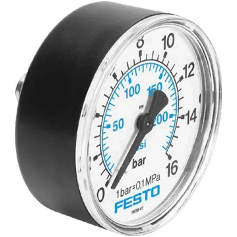 Festo 50 mm G 1/4 Threaded Pressure Gauge 16 bar MA-50-16-1/4-EN