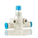 Festo Pressure Relief Valve Stainless Steel Body Nitrile Rubber Seal QS-3 Inlet Connection 10 Bar GRO-QS-3
