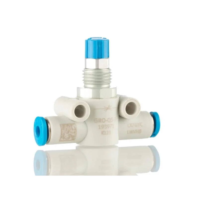 Festo Pressure Relief Valve Stainless Steel Body Nitrile Rubber Seal QS-3 Inlet Connection 10 Bar GRO-QS-3
