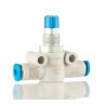 Festo Pressure Relief Valve Stainless Steel Body Nitrile Rubber Seal QS-3 Inlet Connection 10 Bar GRO-QS-3