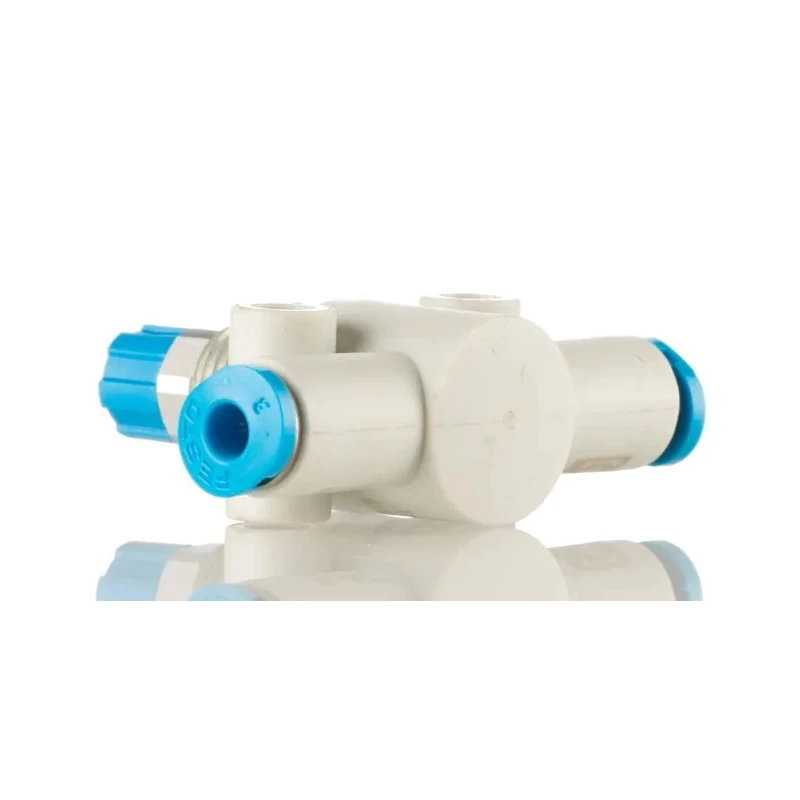 Festo Pressure Relief Valve Stainless Steel Body Nitrile Rubber Seal QS-3 Inlet Connection 10 Bar GRO-QS-3