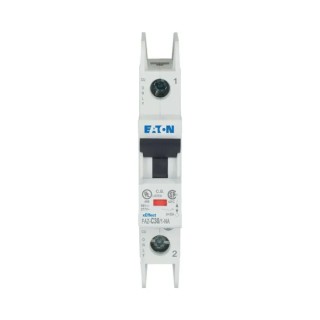 Cooper Bussmann Miniature Circuit Breaker 1-Pole 30A Type C Tripping Characteristics 415V AC 48V DC 10 102093 FAZ-C30/1-NA