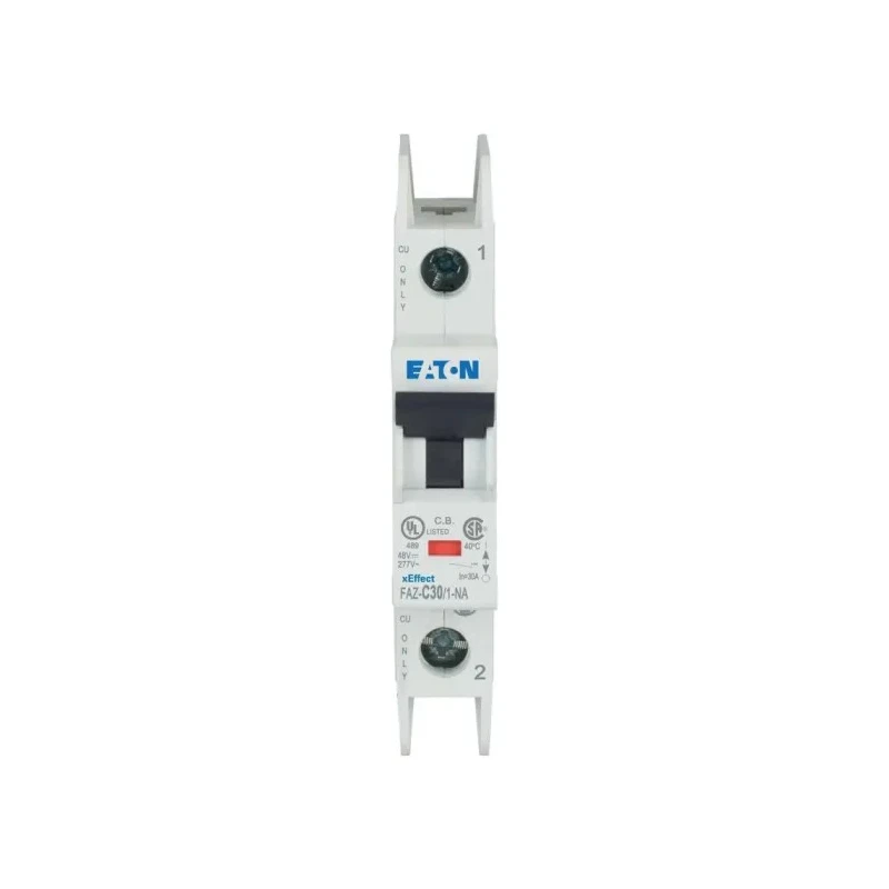 Cooper Bussmann Miniature Circuit Breaker 1-Pole 30A Type C Tripping Characteristics 415V AC 48V DC 10 102093 FAZ-C30/1-NA