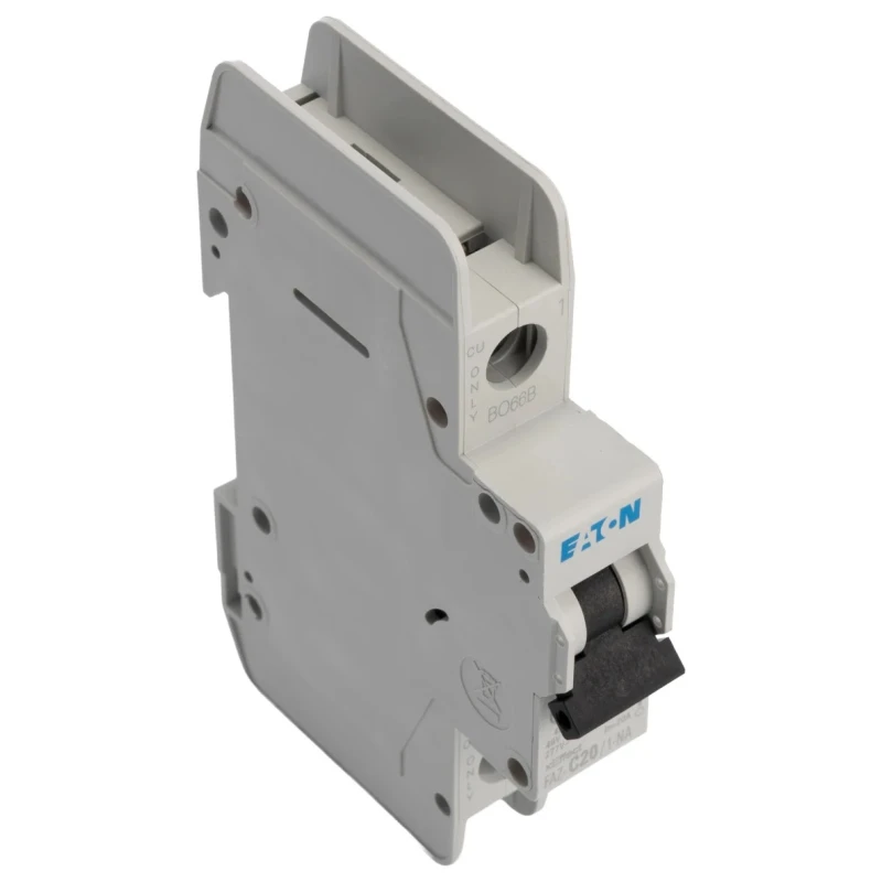 Eaton xEffect FAZ Miniature Circuit Breaker 1-Pole 20A Type C 415V AC 48V DC 10kA Breaking Capacity 102091 FAZ-C20/1-NA